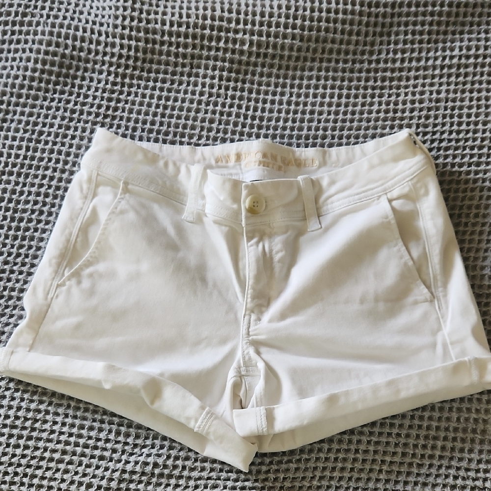 Women's White Shorts